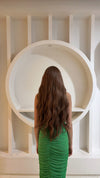CARAMEL BROWN WIG WITH CURTAIN BANGS