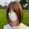 PINK HIGHLIGHT BOB WIG